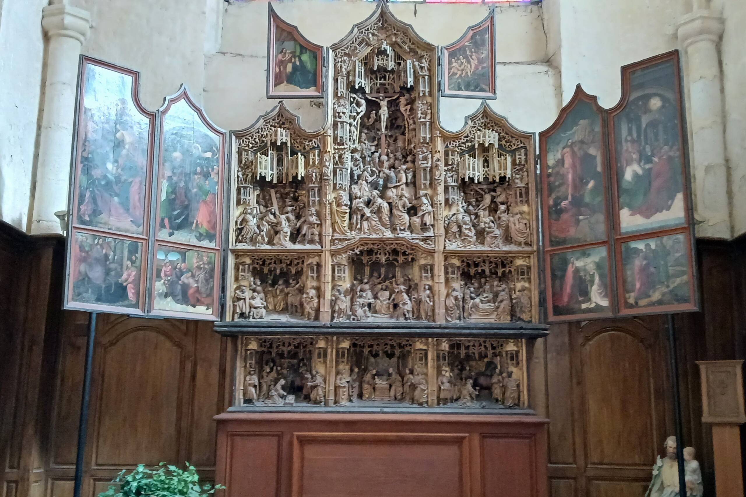 Fromentières (51), retable flamand - Sauvegarde de l'Art français - Plus Grand Musée de France