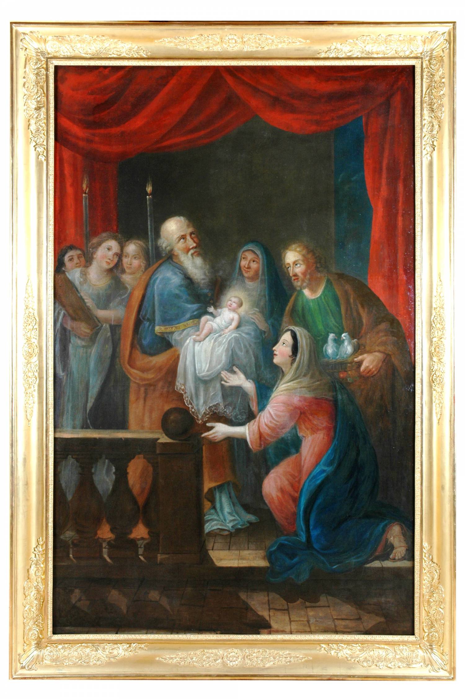Détail du retable autel Berzé-la-Ville - La Sauvegarde de l'Art Français crédit: Anne-Marie-Gagnol, les Amis du Vieux Berzé