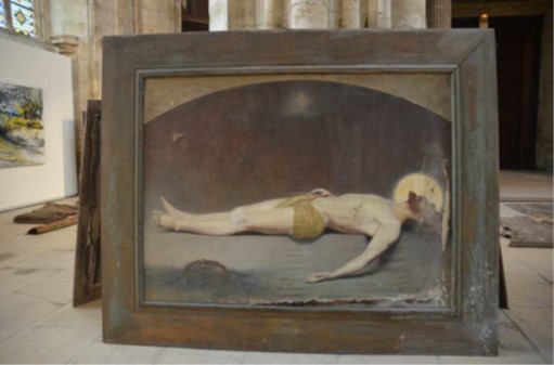 Christ au sépulcre, Abbatiale Saint-Ouen, Rouen (76), sauvegarde de l'Art Français, Le Plus Grand Musée de France