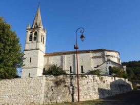 Cazideroque (47) Eglise Saint-Gilles