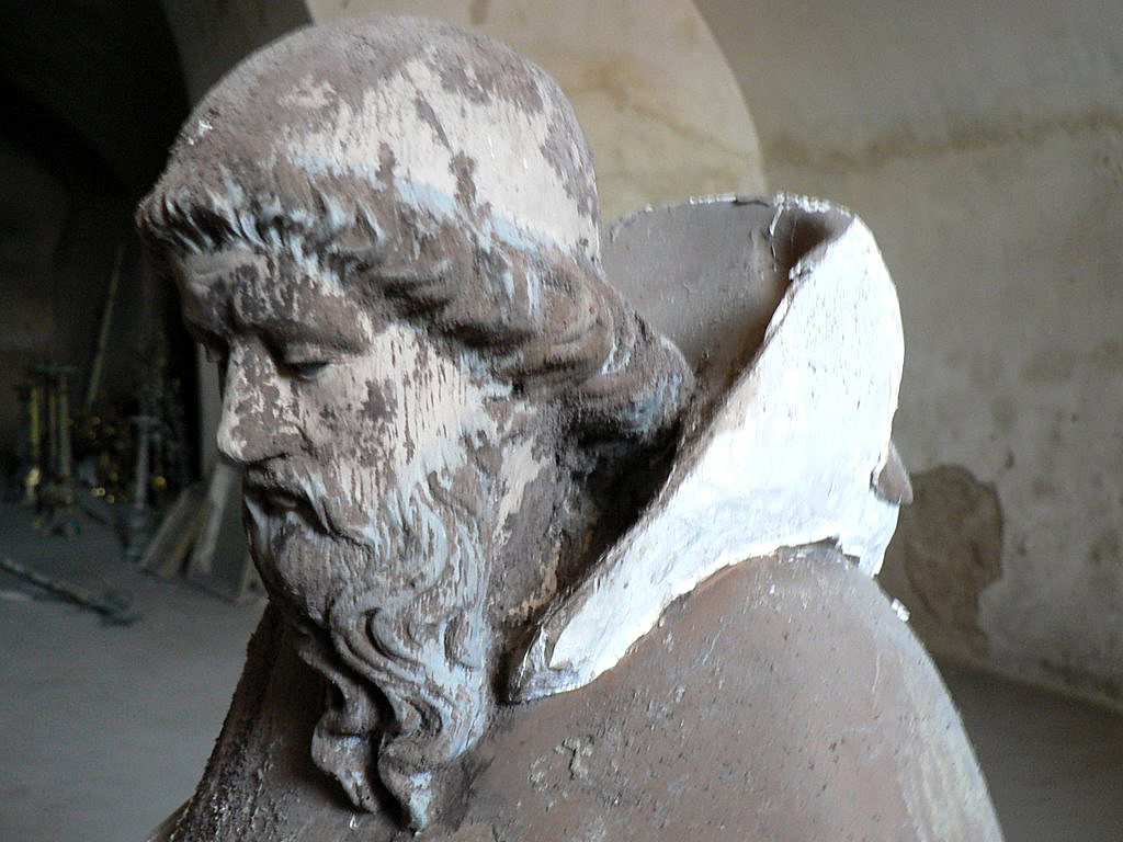 saint Antoine et son cochon, collégiale de Saint-Symphorien-sur-Coise (69), sauvegarde de l'Art Français, Le Plus Grand Musée de France