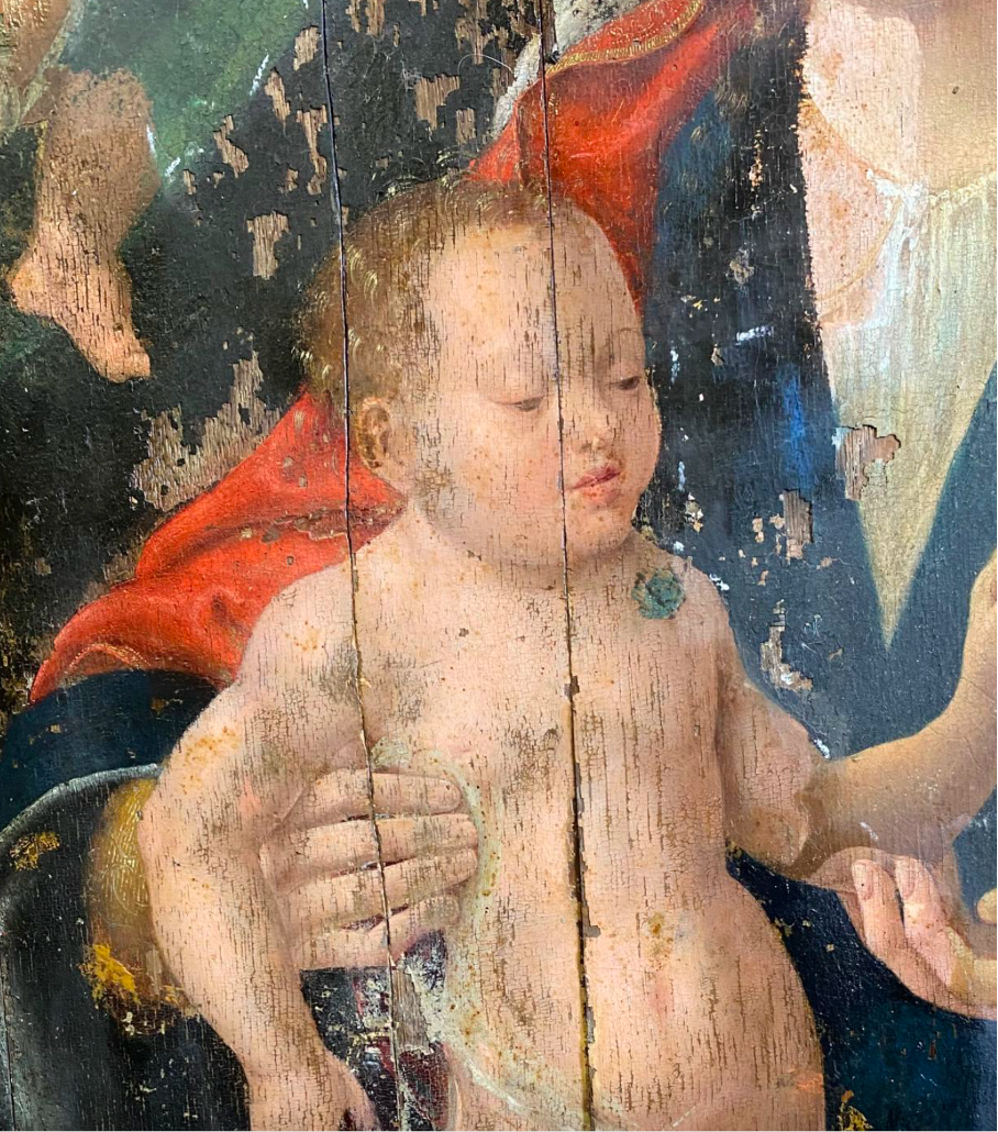 Saint-Jean-de-Rebervilliers (28), Vierge à l'enfant et saint Jean Baptiste - Sauvegarde de l'Art français - Plus Grand Musée de France