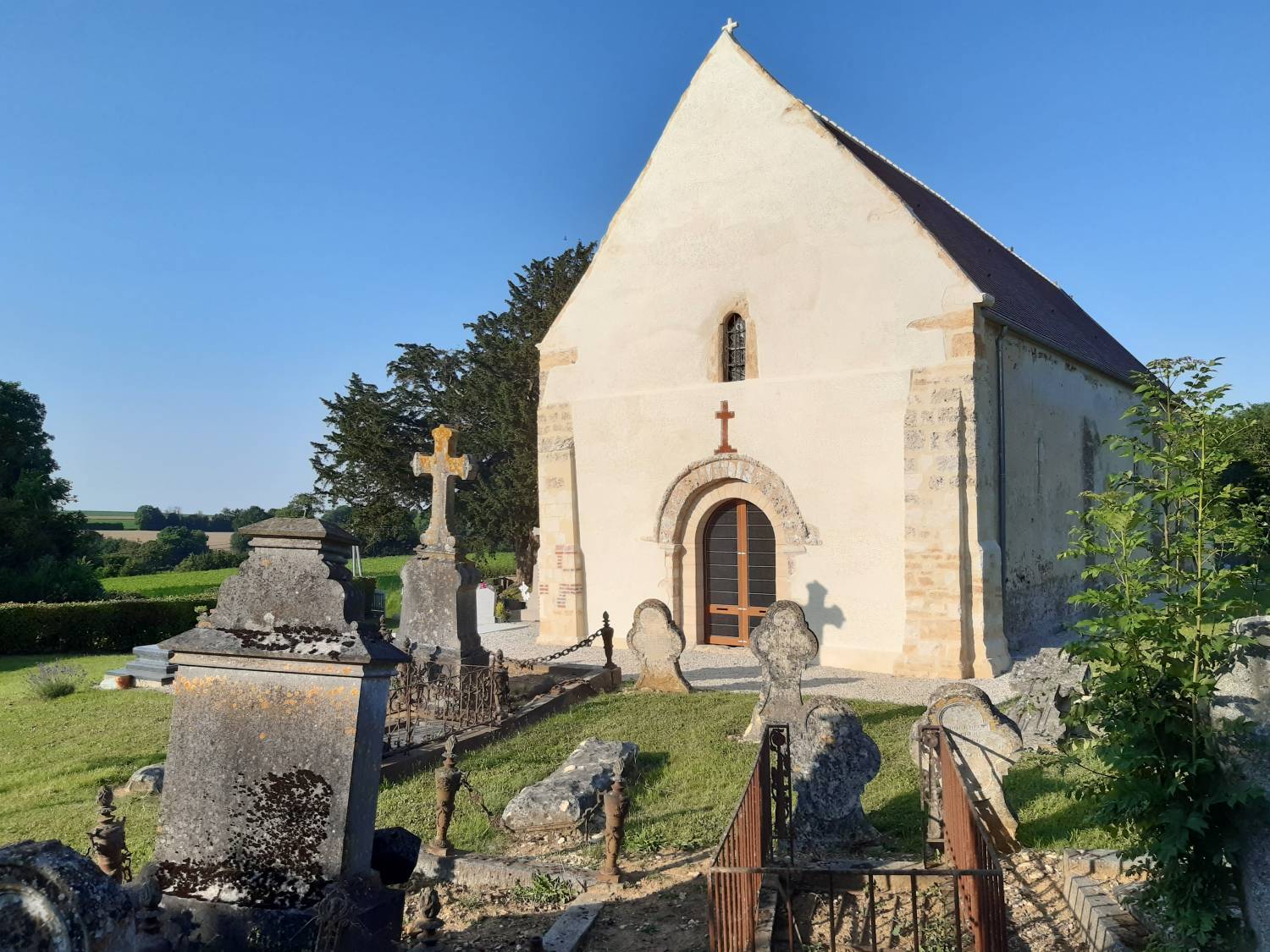 Angoville (14) église Sainte-Anne