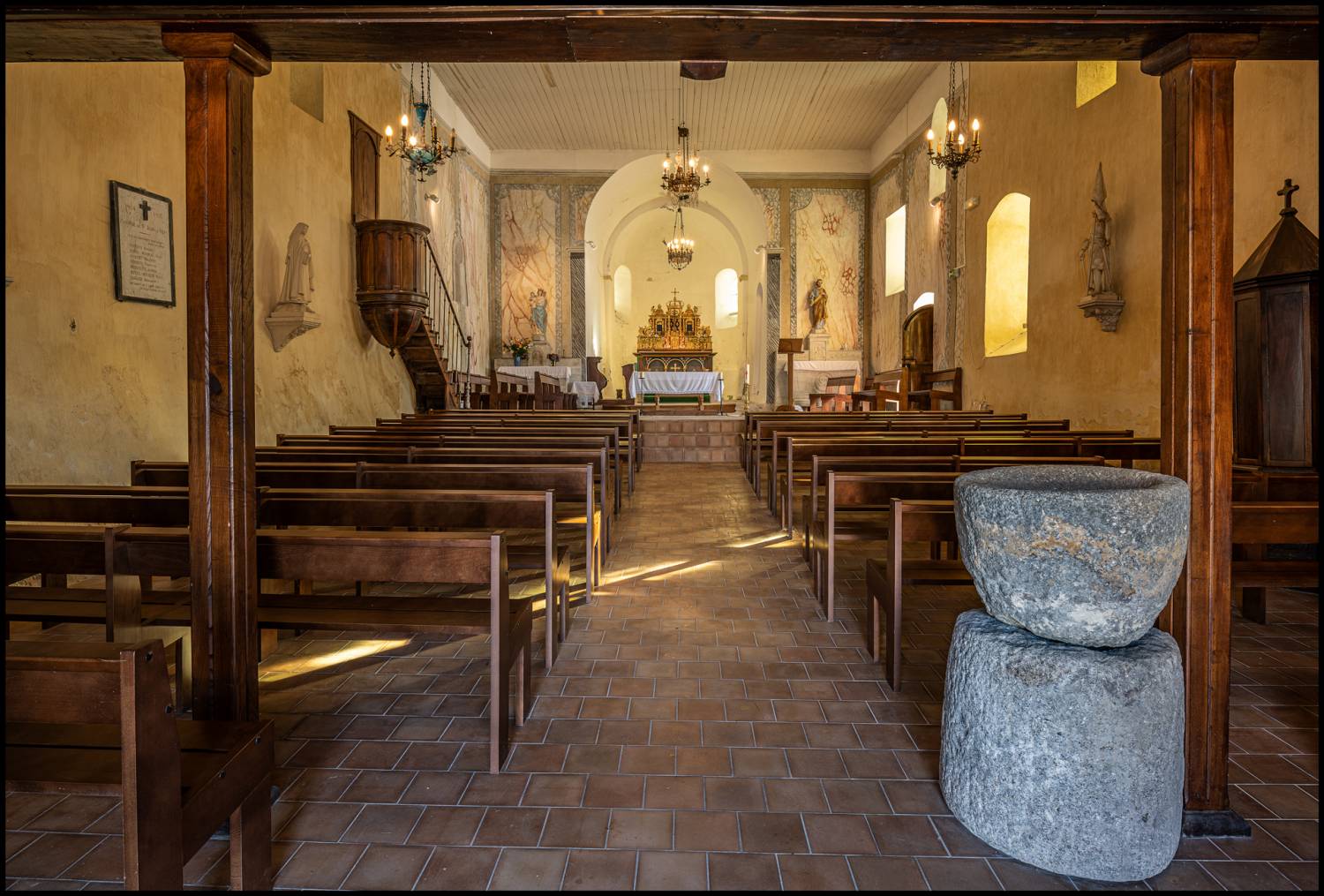 Saint-Jean-le-Vieux (38) eglise Saint-Jean-Baptiste - Sauvegarde de l'Art français