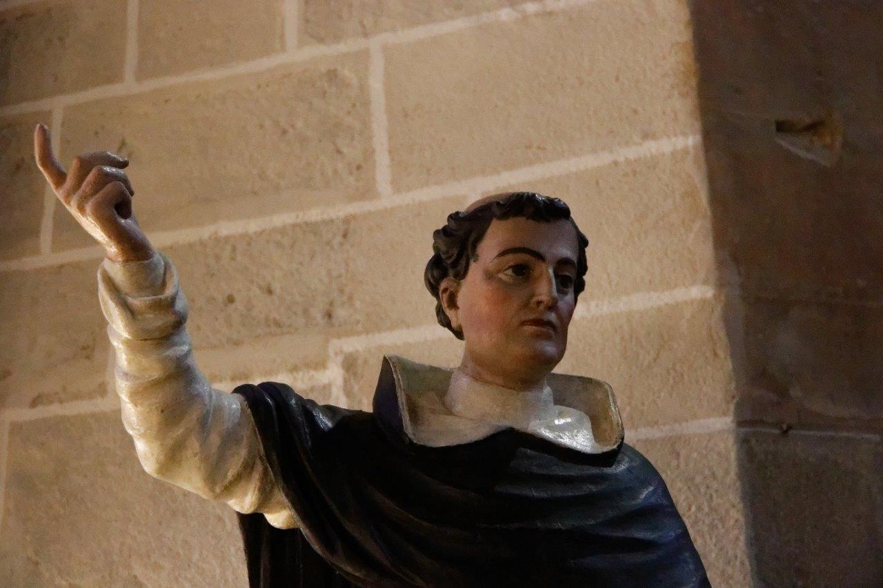 Statue de saint Vincent Ferrier (détail)