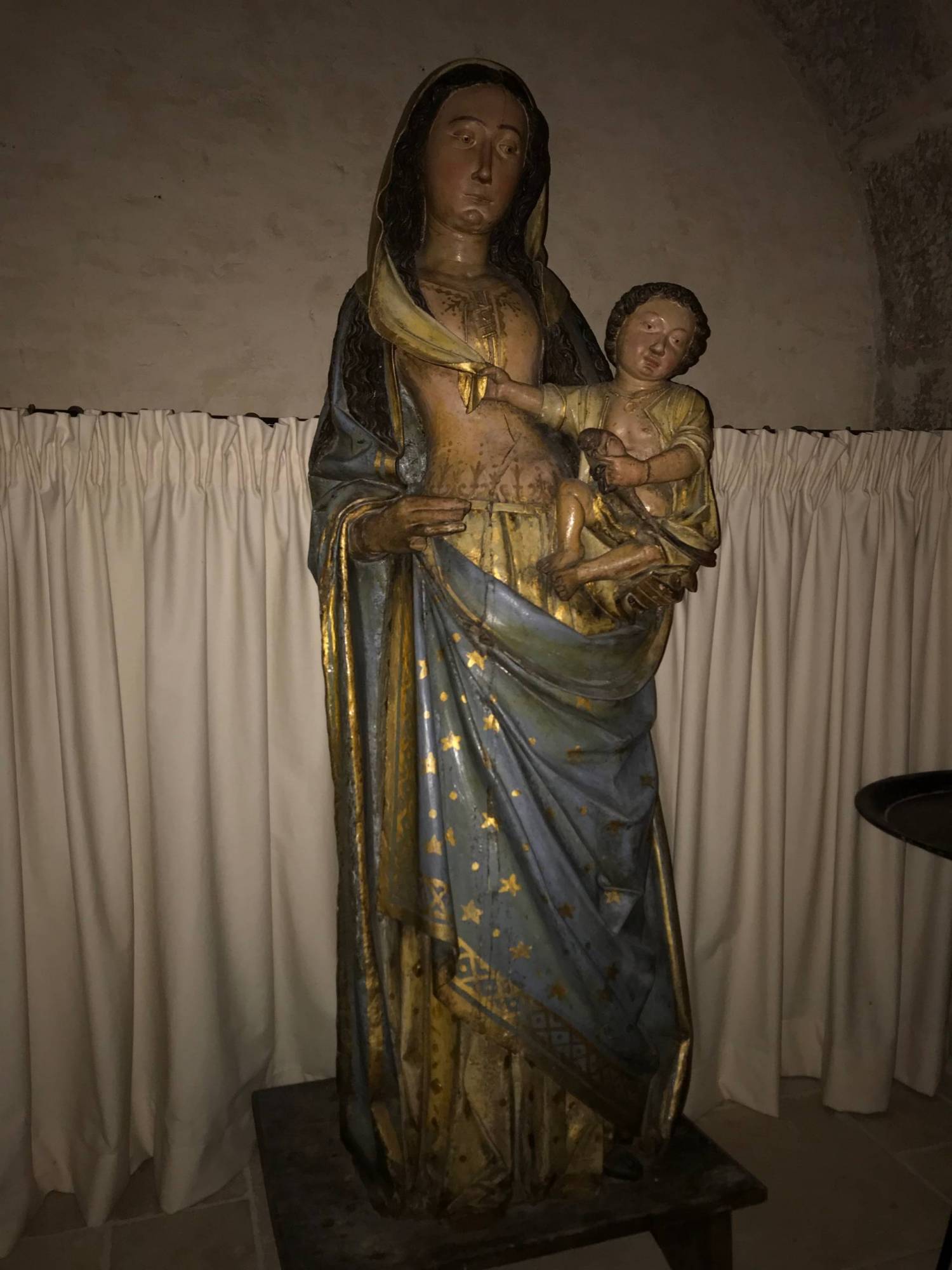 Vierge à l'enfant, Eglise Saint-Louis, Toulon (83), sauvegarde de l'Art Français, Le Plus Grand Musée de France