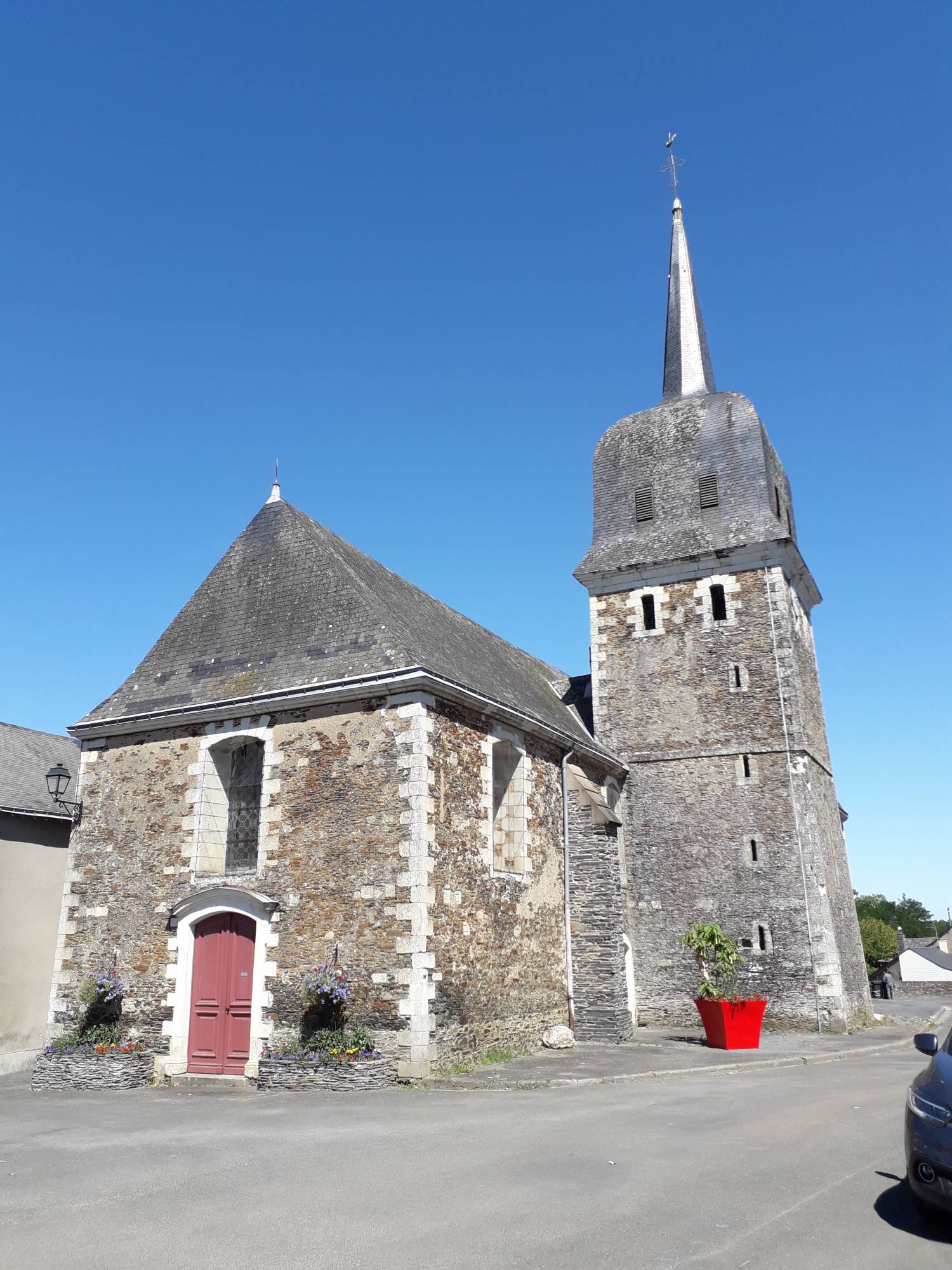 Segré-en-Anjou-Bleu (49) - église Saint-Martin de la Chapelle-sur-Oudon - La Sauvegarde de l'Art Français