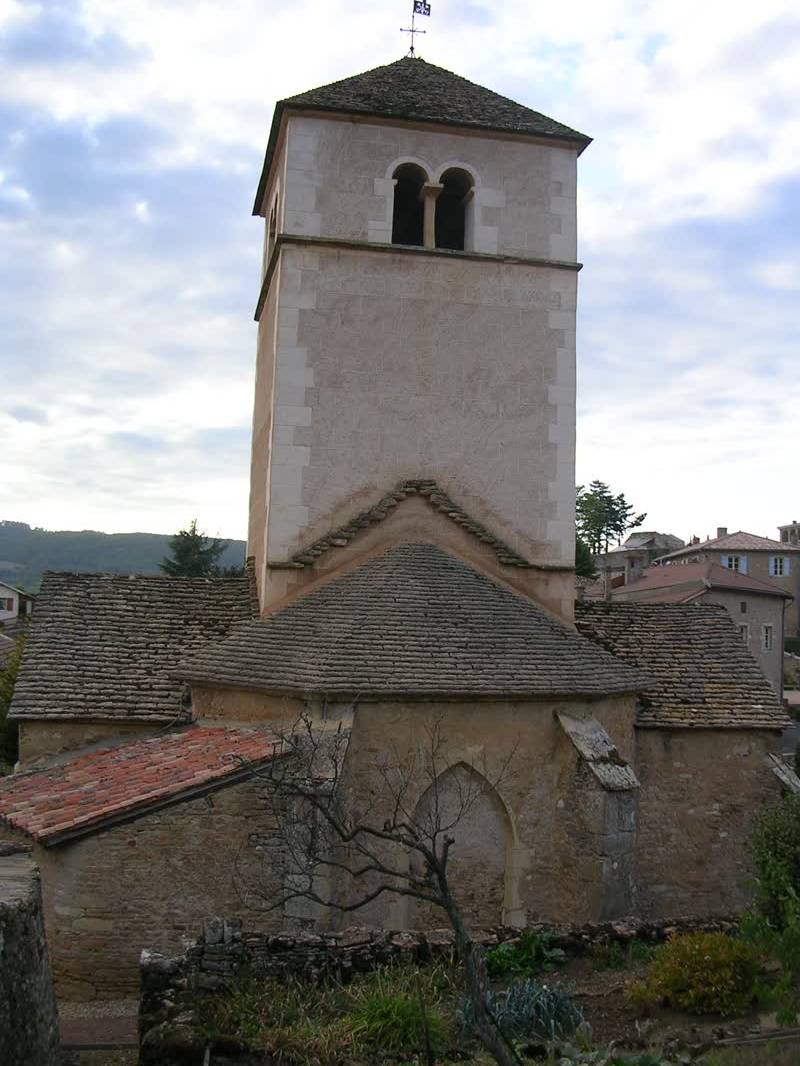 Berzé-la-Ville (71) abside et clocher