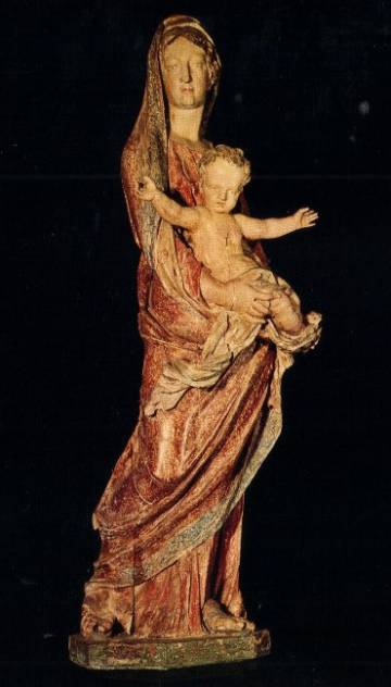 Vierge à l'enfant, église saint-chaffre-Saint-Théofrede, Le-Monastier-sur-Gazeille (43), sauvegarde de l'Art Français, Le Plus Grand Musée de France